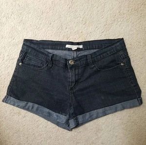 Denim shorts
